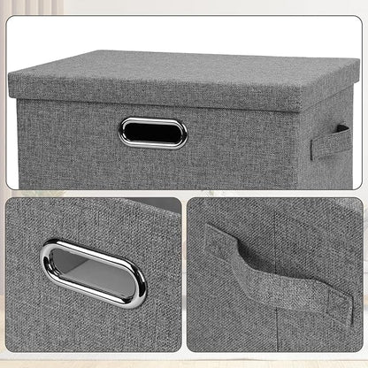 Graciadeco Medium 15" 21 Quart Collapsible Stackable Storage Bins - Image 6