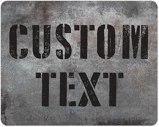 Custom Sign, Custom Street Sign, 11 Font Colors, 13 Font Styles, 4 Hole Options by MySignCenter
