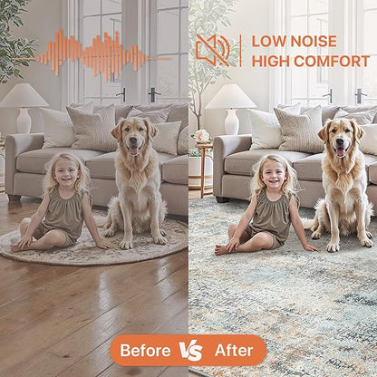 GENIMO Washable Area Rugs for Living Room, 8x10 Modern Non Slip Rugs, Low Pile - Image 7