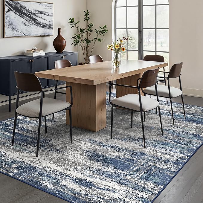 GENIMO Rugs for Bedroom-Washable 6x9 Area Rugs Lightweight Low Pile, Modern - Image 9