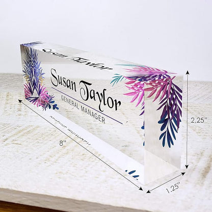 Artblox Office Desk Name Plate Personalized | Custom Name Plates - Image 3