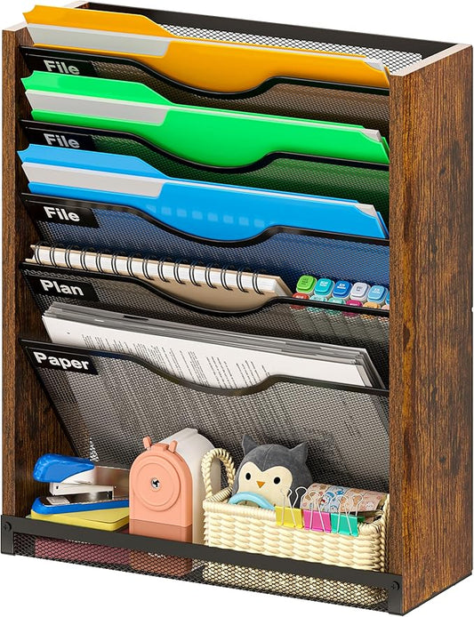 6-Tier Wall File Organizer by koozuuyk