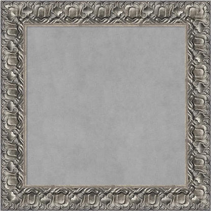Amanti Art Silver Framed Magnetic Board 26x26 Medium Vision Board by AmantiArt