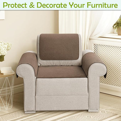 Couch Arm Covers, Waterproof Armrest Cover - Image 2