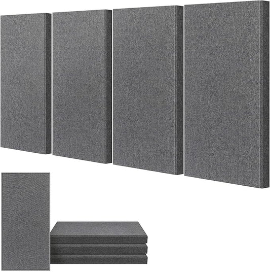 UMIACOUSTICS 4 PCS Acoustic Panels, 2“ Thick 23.6" x 11.8" Fiberglass Sound by UMIACOUSTIC