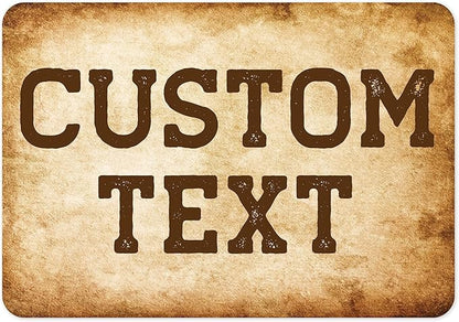 Custom Sign, Custom Street Sign, 11 Font Colors, 13 Font Styles, 4 Hole Options by MySignCenter