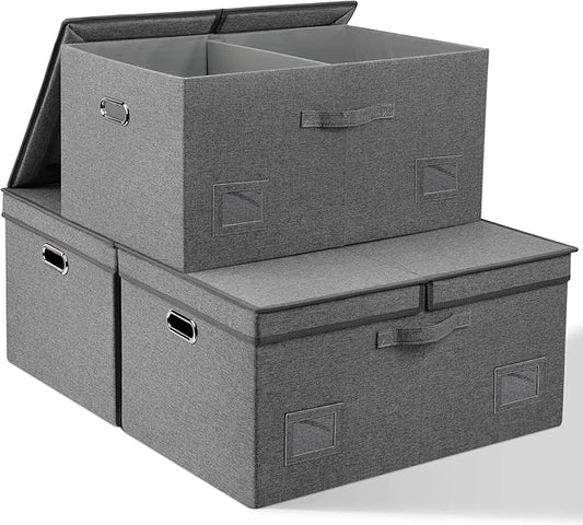 Graciadeco 75 Quarts Extra Large Decorative Storage Bins by GraciadecoStorage