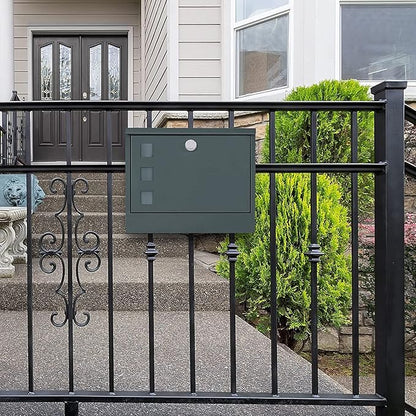 LAND·VOI Locking Mailbox Wall Mounted, Metal Postbox - Image 6