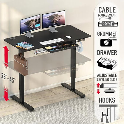 SHW 48-Inch Electric Height Adjustable Standing Desk - Image 4