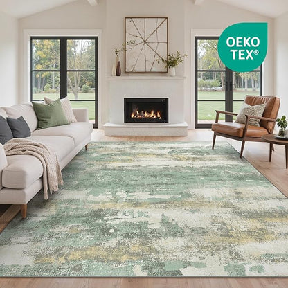 GENIMO No Crease Non Slip 6x9 Area Rugs - Image 2