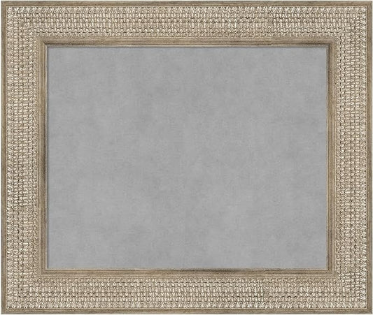 Amanti Art Silver Framed Magnetic Board 22x26 Small Vision Board by AmantiArt