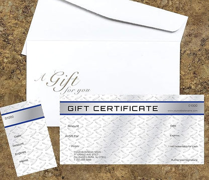 Custom Gift Certificates Cards by Impactonlineprinting