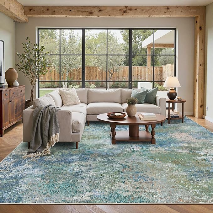 GENIMO Washable Rugs 9x12 Area Rugs - Image 3