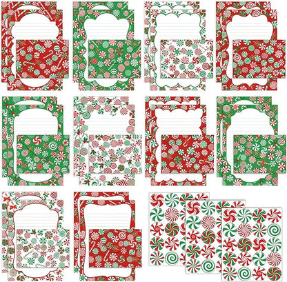 TaoBary 160 Pcs Stationery Paper Set 50 Double Sided Stationery Papers by TaoBary