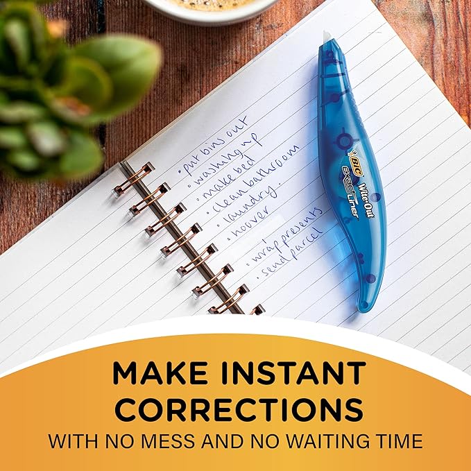 BIC Wite-Out Brand Exact Liner Correction Tape, 19.8 Feet, Clean and Easy to - Image 5