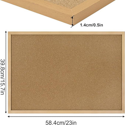 Cork Board Bulletin Board 23 x 15.7Inches - Image 2
