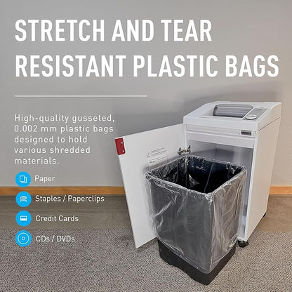 IDEAL Maintenance Combo Pack AC0920H Heavy-Duty Shredder Bags 20”x47”, Case of - Image 6