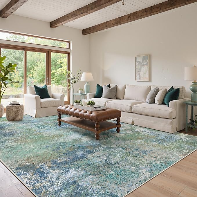 GENIMO Washable Rugs 9x12 Area Rugs - Image 2