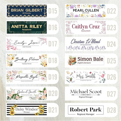Acrylic Desk Name Plate Personalized - Image 3