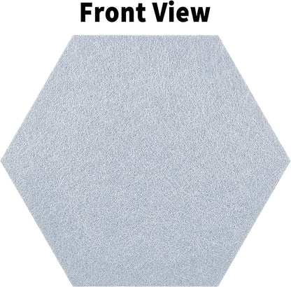 12'' Medium Hexagon Cork-Bulletin Board Tiles Adhesive 10PCS 12x10 inch - Image 2