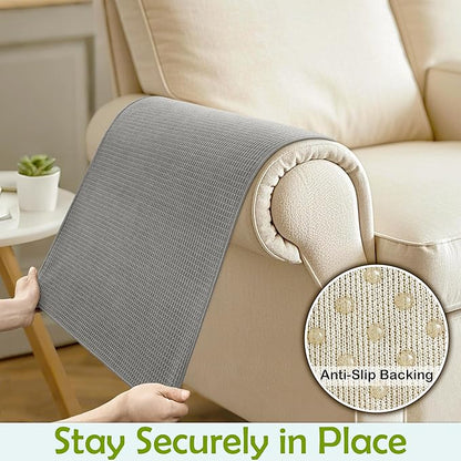 Couch Arm Covers, Sofa Arm Covers, Waterproof Armrest Covers - Image 5