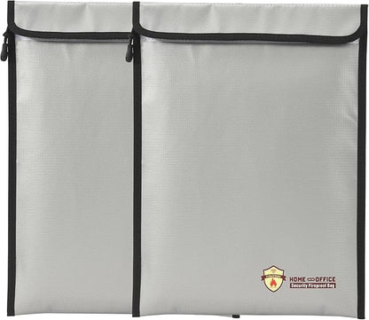 2 Pcs Fireproof Document Bag, Waterproof Fireproof Money Bag by Unknown