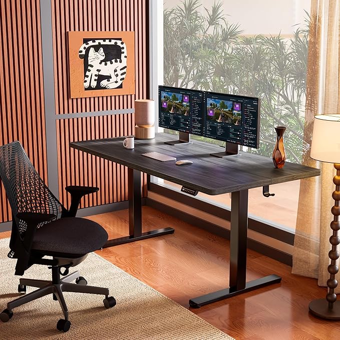ErGear Electric 71 x 30 inch Standing Desk Workstation, Large Sit Stand up Desk - Image 2