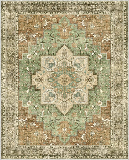 GENIMO 8x10 Area Rugs for Living Room, Machine Washable Rug, Non Slip Indoor - Image 7
