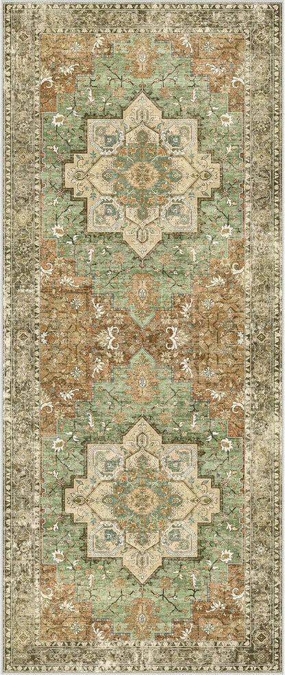 GENIMO 2'6"x6 Runner Rugs for Hallway, Machine Washable Non Slip Vintage Rugs - Image 7