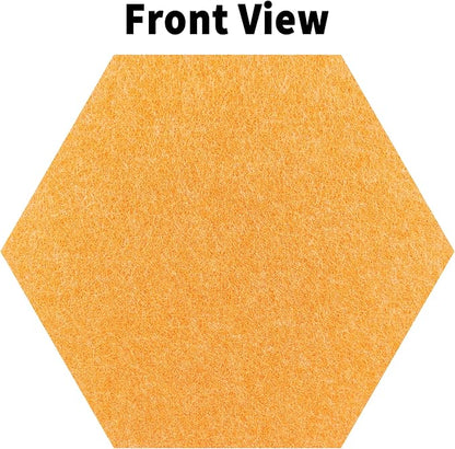 12'' Medium Hexagon Cork-Bulletin Board Tiles Frameless 10 Pack Adhesive - Image 2