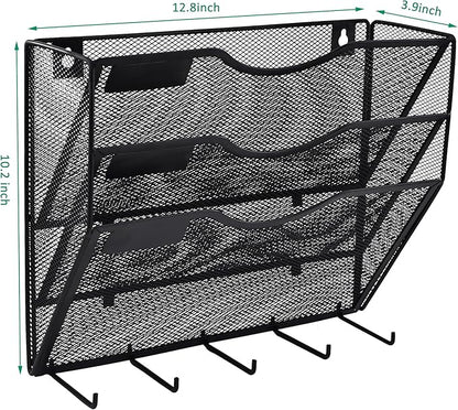 EASEPRES 3 Pocket Mesh Hanging File Organizer - Image 2