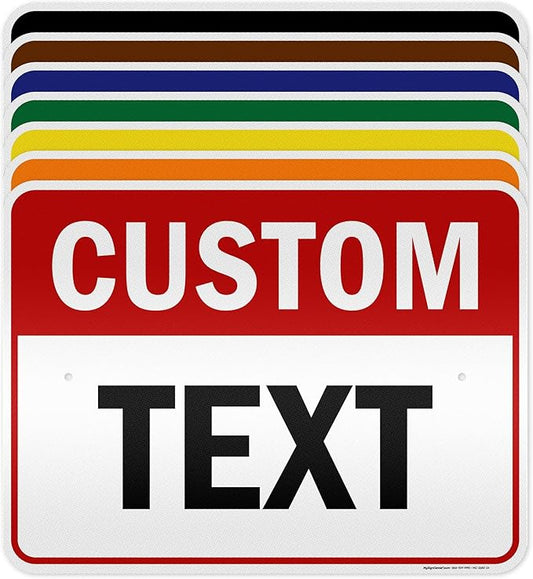 Custom Sign, Custom Sign for Business, Indoor/Outdoor use. 18x24 Inches by MySignCenter