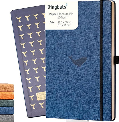 Dingbats* - Wildlife Lined Extra Large A4 Notebook - PU Leather Hardcover by DingbatsNotebooks