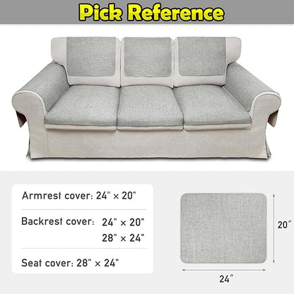 Couch Arm Covers, Waterproof Armrest Cover - Image 6