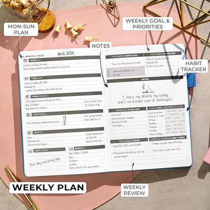 Clever Fox Planner – Undated Weekly & Monthly Planner - Image 3