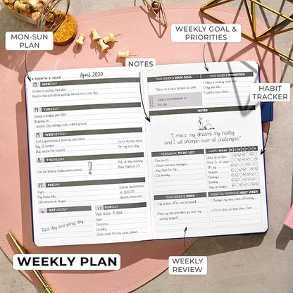 Clever Fox Planner – Undated Weekly & Monthly Planner - Image 3