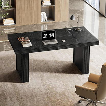 Tribesigns 63" Executive Desk, Large Office Computer Desk - Image 6