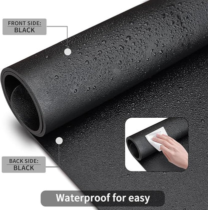 KINGFOM Desk Pad Office Desktop Protecter, PU Leather Desk Mat Blotters - Image 4