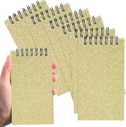 Tenceur 6 Pcs Pocket Notebook Small 3x5 Inch Spiral Notepads Mini Top Bound by Tenceur