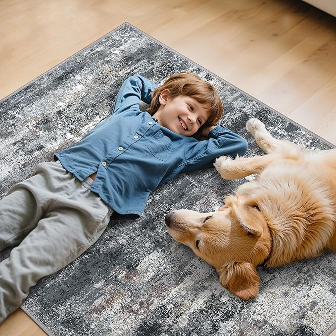 Office Chair Mat for Hardwood Tile Floor, Abstract 36"X 60" Desk Mats for - Image 7