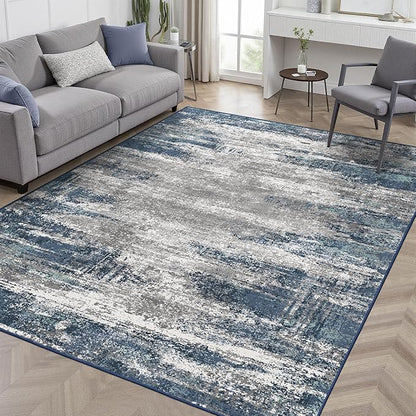 GENIMO 4x6 Area Rugs for Living Room, Non Slip Machine Washable Modern Indoor - Image 2