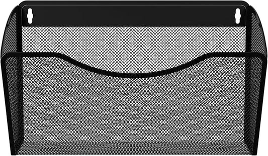 EasyPAG Single Pocket Wall File Organizer, Mesh Hanging File Folder Organizer by EasyPAG