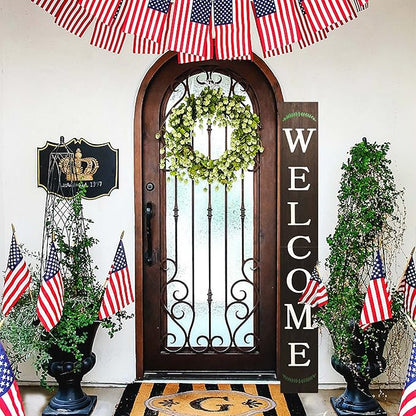 Tall Outdoor Welcome Sign, 6ft Brown Rustic Modern Farmhouse Welcome Sign - Image 7