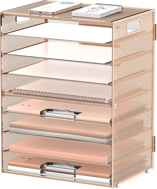 DALTACK 9-Tier Paper Letter Tray Desk Organizer by DALTACK