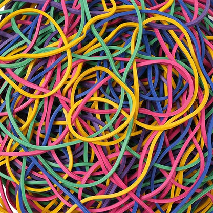 YOUOWO Rubber Bands Size #117A Multicolour 200g Strong Large Big Elastic Bands - Image 4