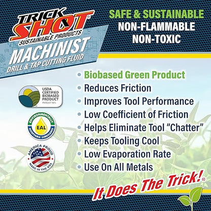 Premium USA-Made Cutting Oil & Fluid | 12 Unit Case - 8 oz. Metal Can | - Image 3