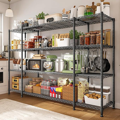 REIBII 78.4" W Storage Shelves 1500LBS, Metal Shelving Unit Wire Shelving - Image 2