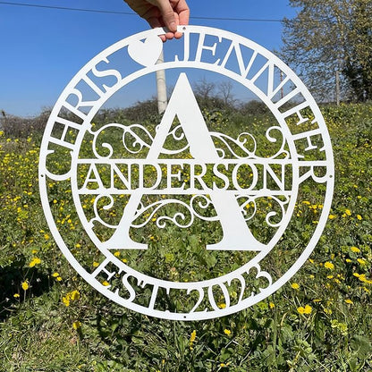 Personalized Family Name Sign - Image 5