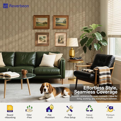 Reverbeon 6 PCS Acoustic Panels, 23.6x23.6 Inch Sound Absorbing Panels - Image 5
