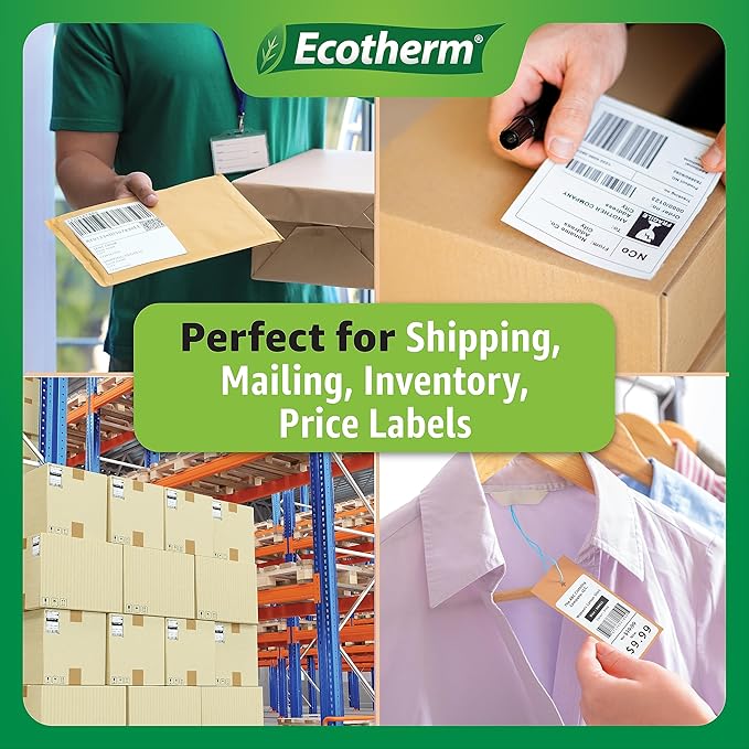 4" x 6" Mobile Printer Labels | 25 Rolls | 2625 Labels | fits Zebra ZQ630 - Image 4